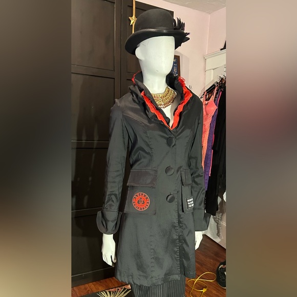 # 139  Sexy, grunge, rock and roll Mötley Crüe Handcrafted coat - Picture 3 of 17